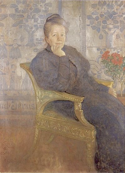 Selma Lagerlöf alkotó: Carl Larsson
